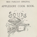 Illustration of soup page from Appledore Cook Book